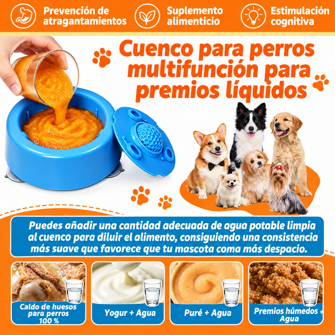 Cuenco Lamedor Antideslizante